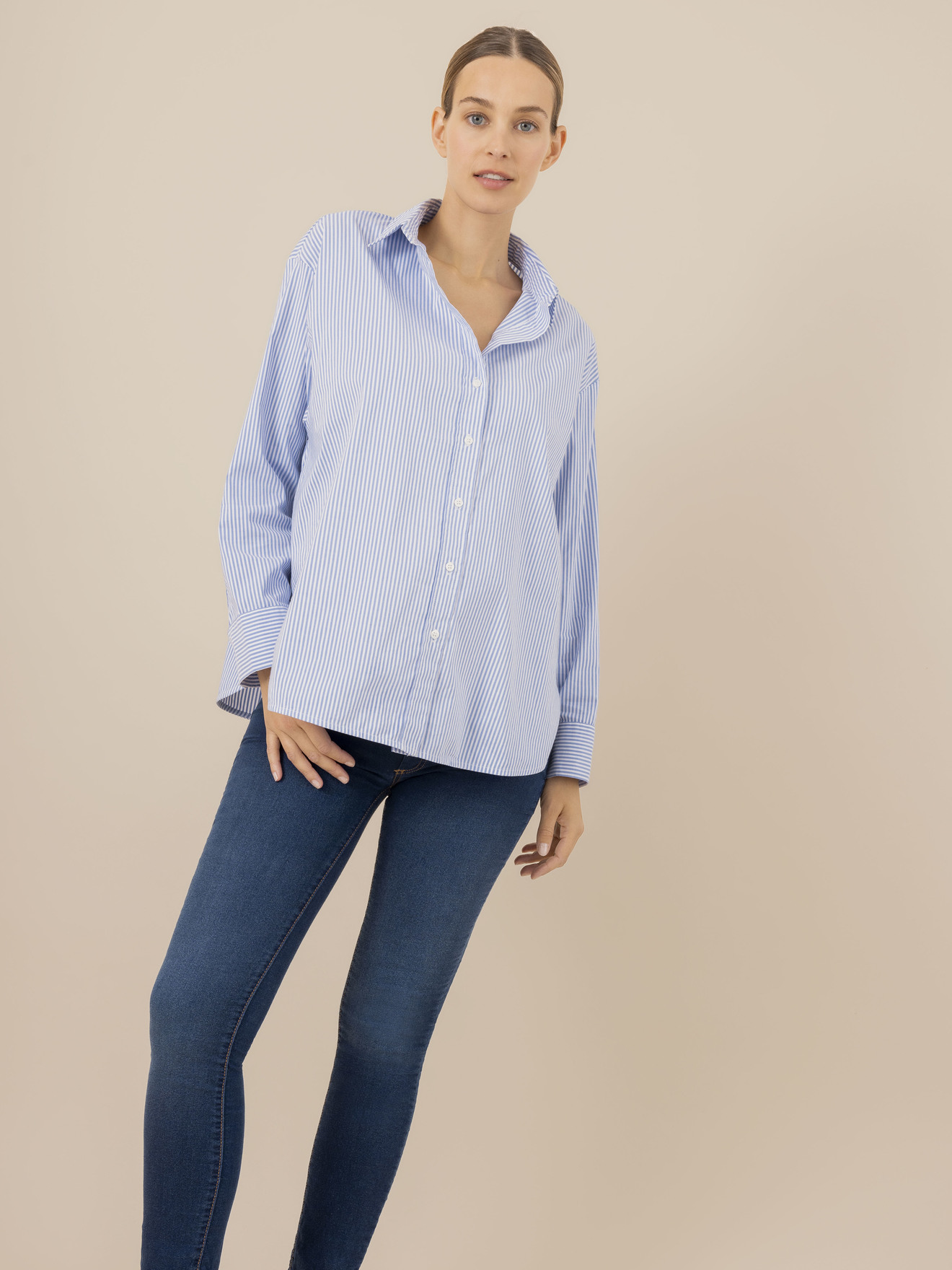 Jean De Maternité Taille 36 - Jambe Droite Sans Cheville - Couleur Blue Stone - Neuf Sans étiquettes