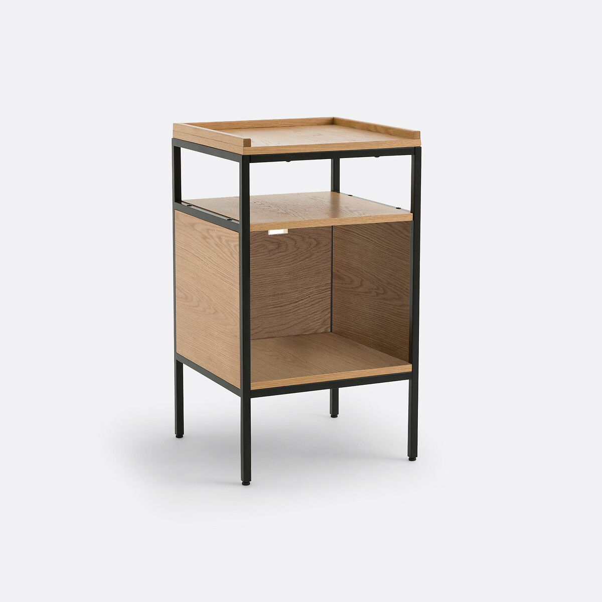 Meuble Vinyles Chêne Et Plaqué L48 Cm, Volga