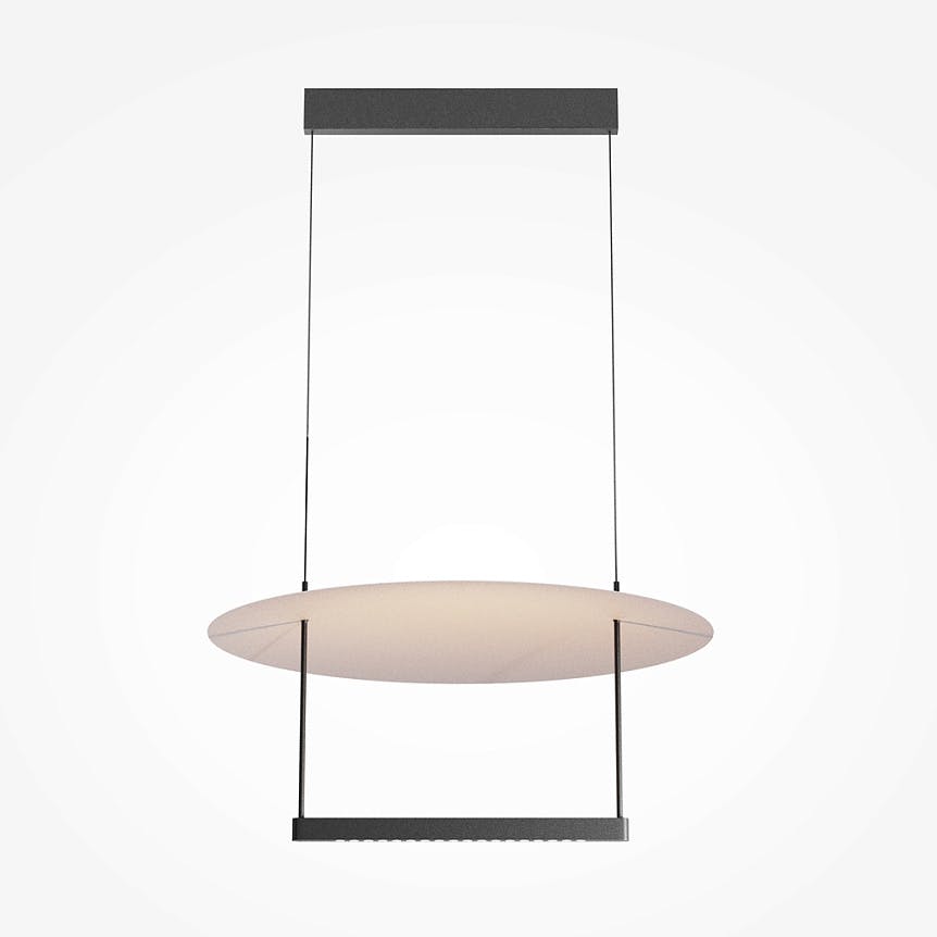 Suspension LED design - abat-jour disque 334 cm AVON, PIER IMPORT