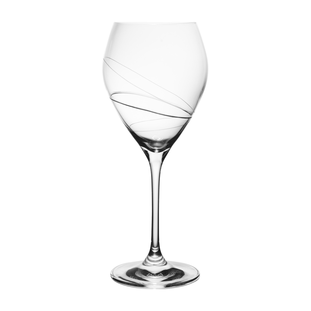 Verre à eau Silhouette 39 cl en verre taillé (lot de 6), RONA