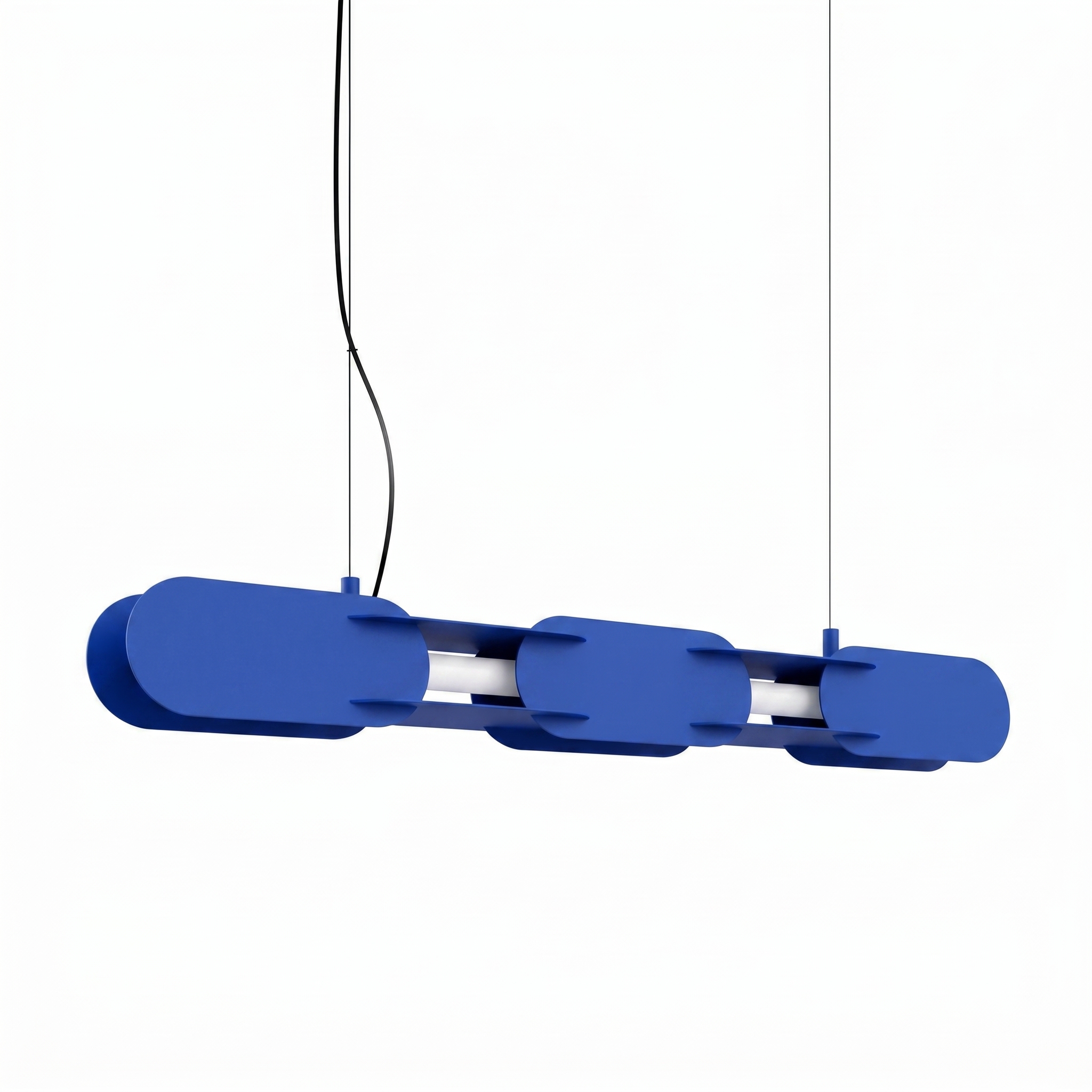 Suspension Acier Outremer LED 1 Chain, EDEN