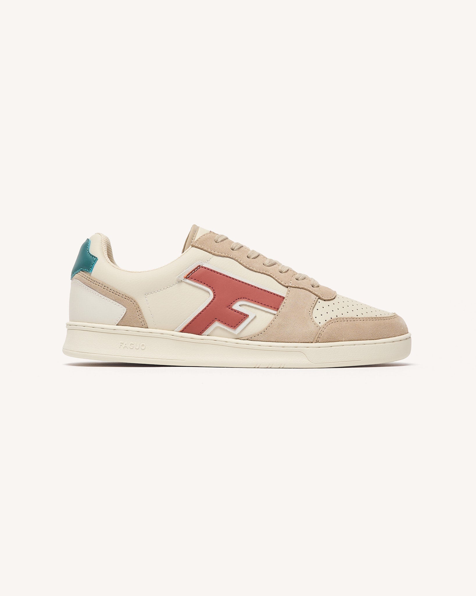 Baskets basses en cuir, FAGUO