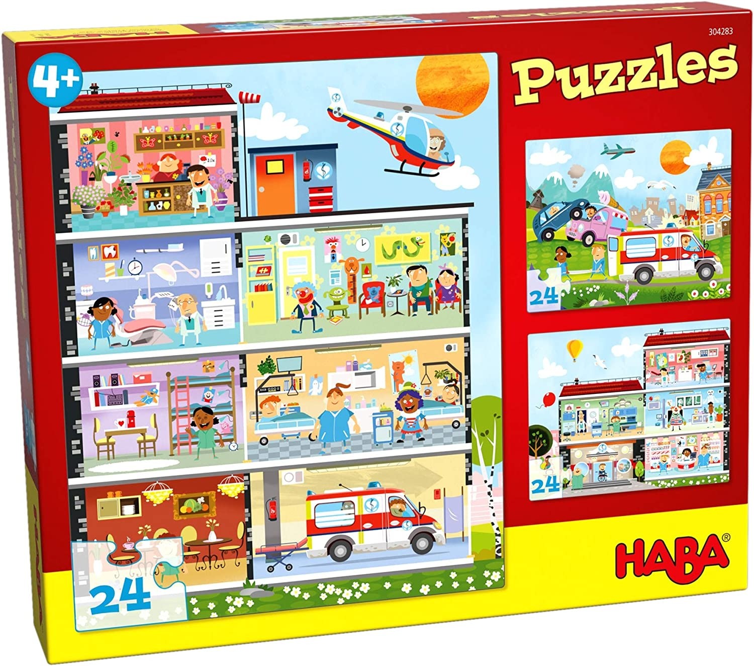 Puzzles - Haba - Mon Petit Hôpital, HABA
