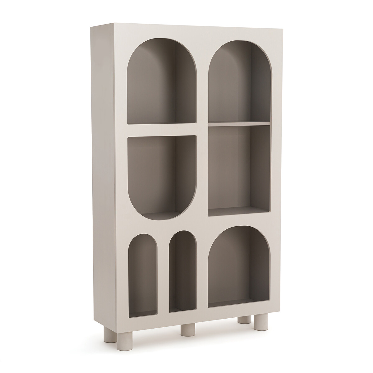 Product photograph of Archy Large Solid Pine Bookshelf from La Redoute UK.