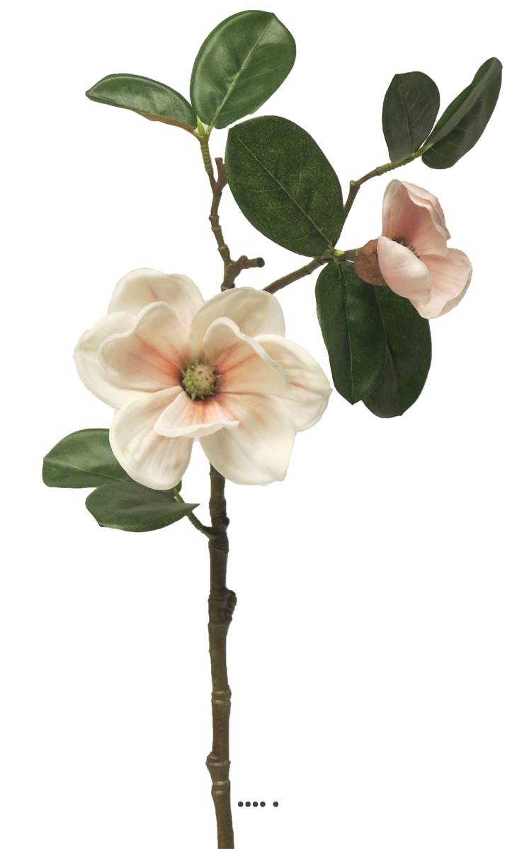 Magnolia du Japon artificiel en tige, H 51 c, ARTIFICIELLES