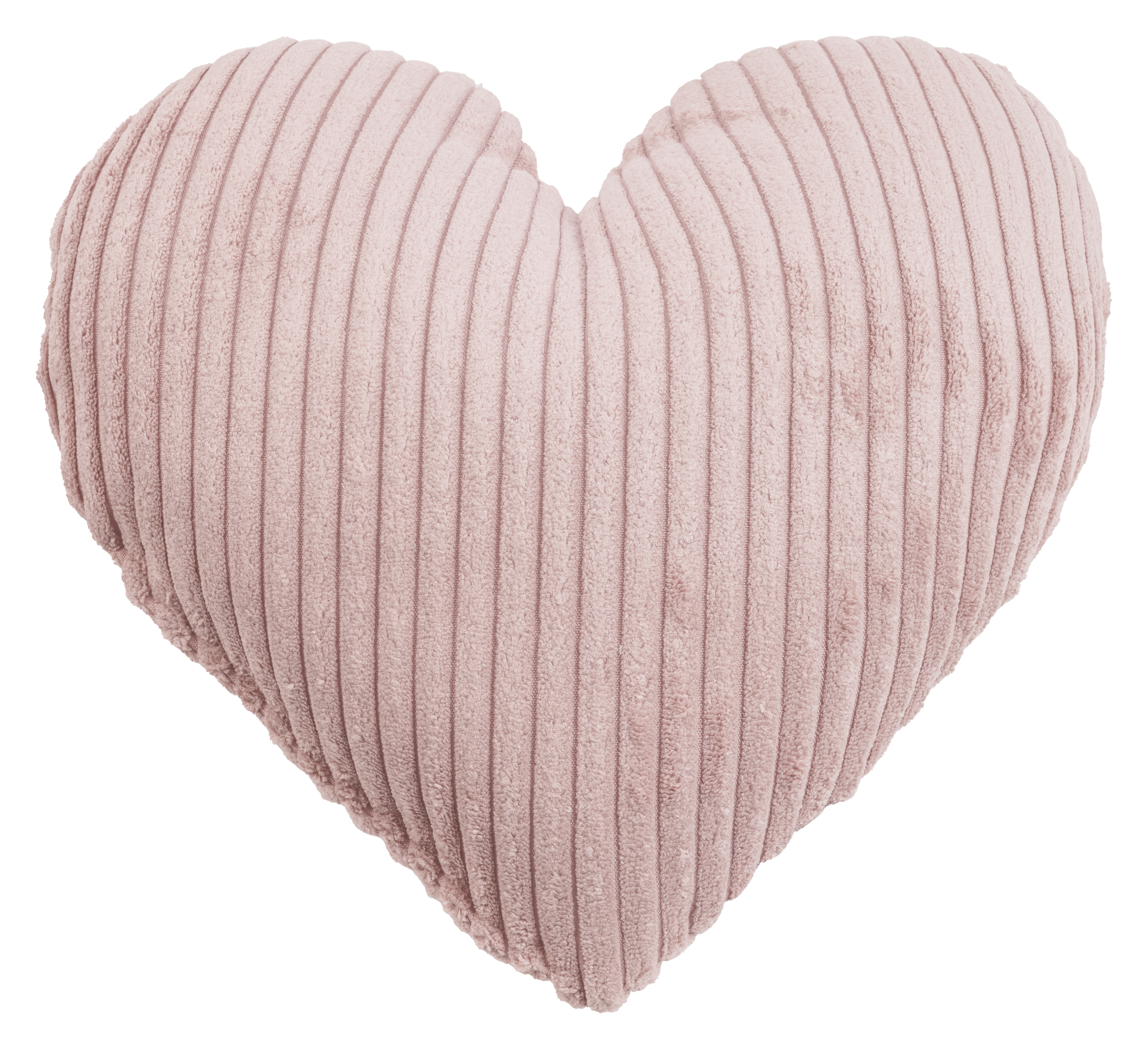 Coussin petit cœur velours cotelé SHARA SMALL HEART, MAGMA HEIMTEX