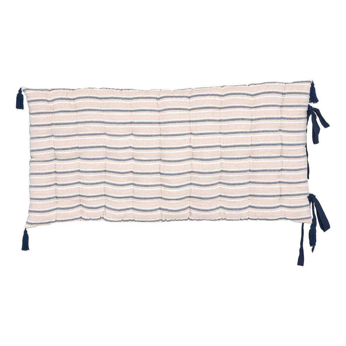 Coussin de sol à rayures en coton GROOVE, ATMOSPHERA