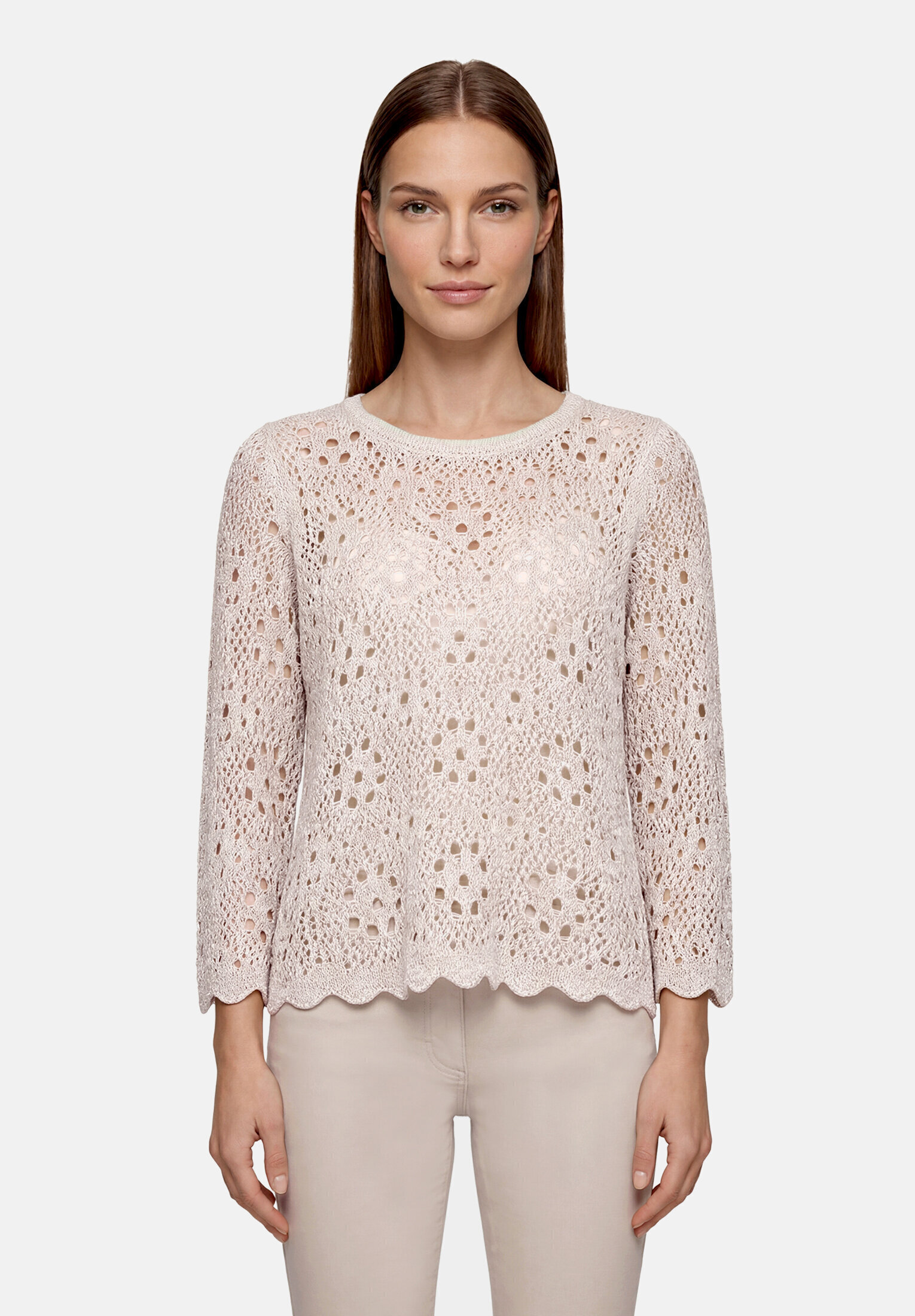 Pull-over en maille à manches 3/4, BETTY BARCLAY