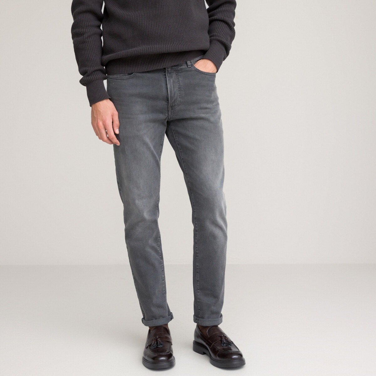 Jean gris anthracite homme La Redoute