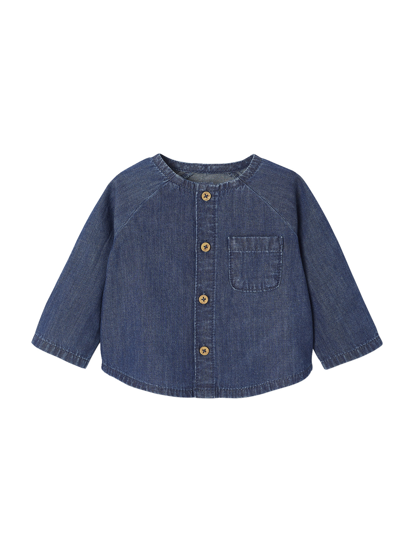 Chemise naissance en denim, VERTBAUDET