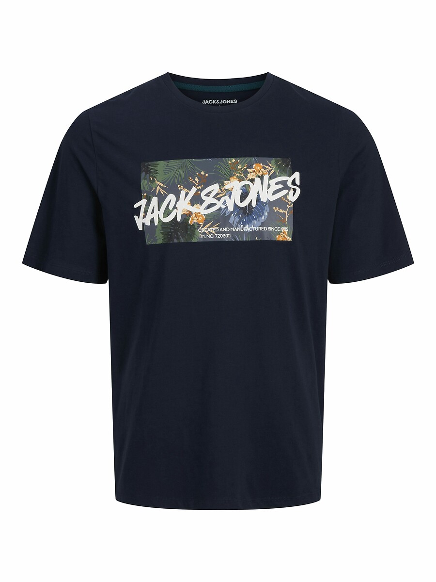 T-shirt col rond à logo