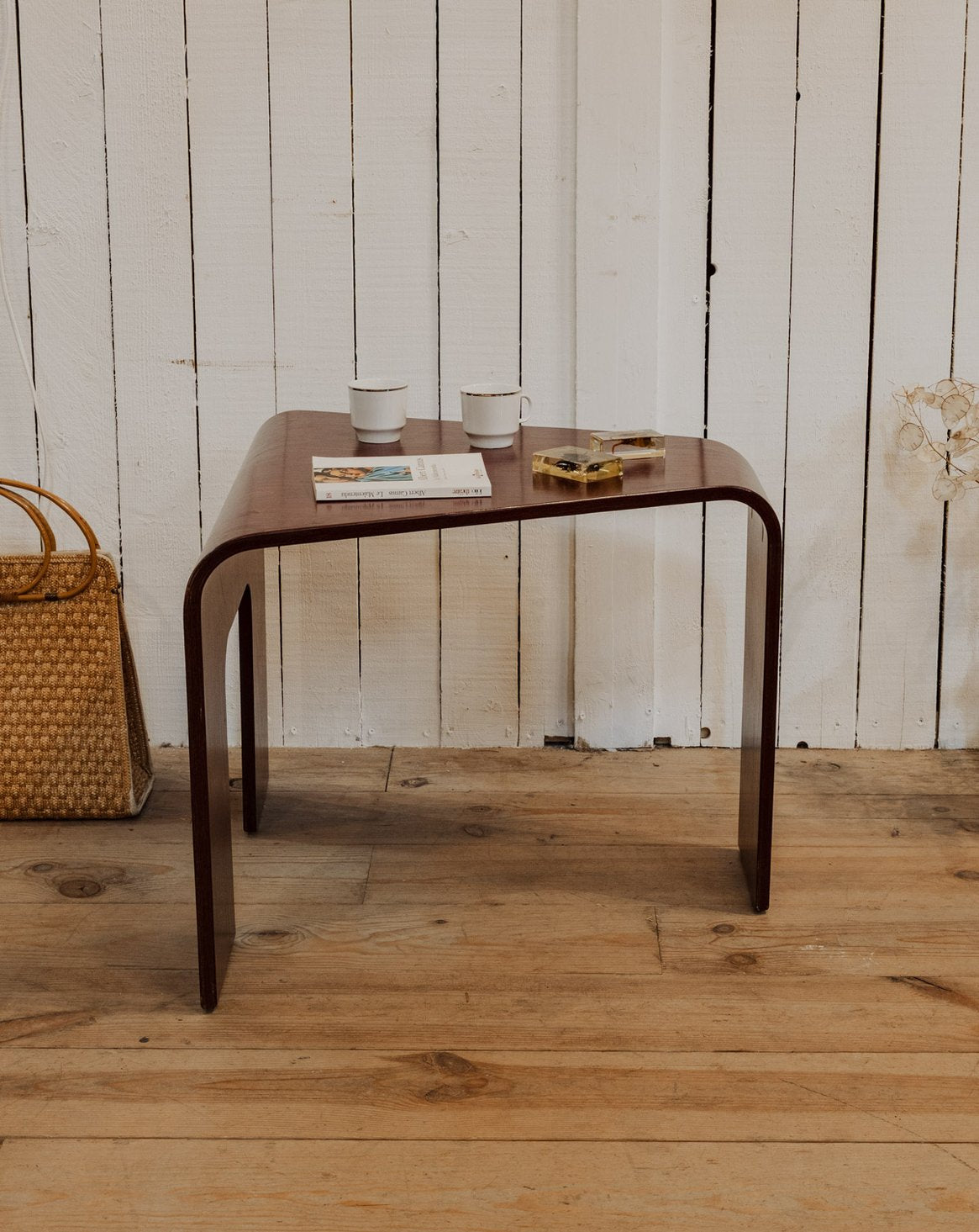 Table d'appoint en bois Hanna N°1281 - Bon état, DEBONGOUT