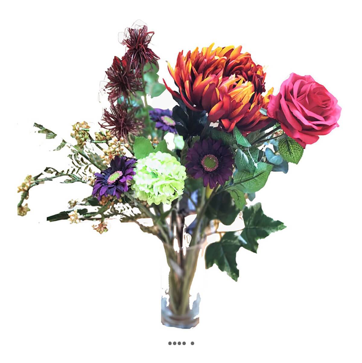 Superbe bouquet de fleurs artificielles créat, ARTIFICIELLES
