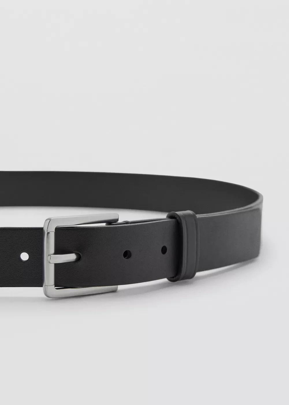 Ceinture cuir boucle, MANGO MAN