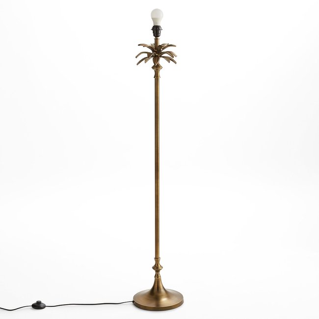 Yvor Palm Tree Floor Lamp Base, aged brass, LA REDOUTE INTERIEURS