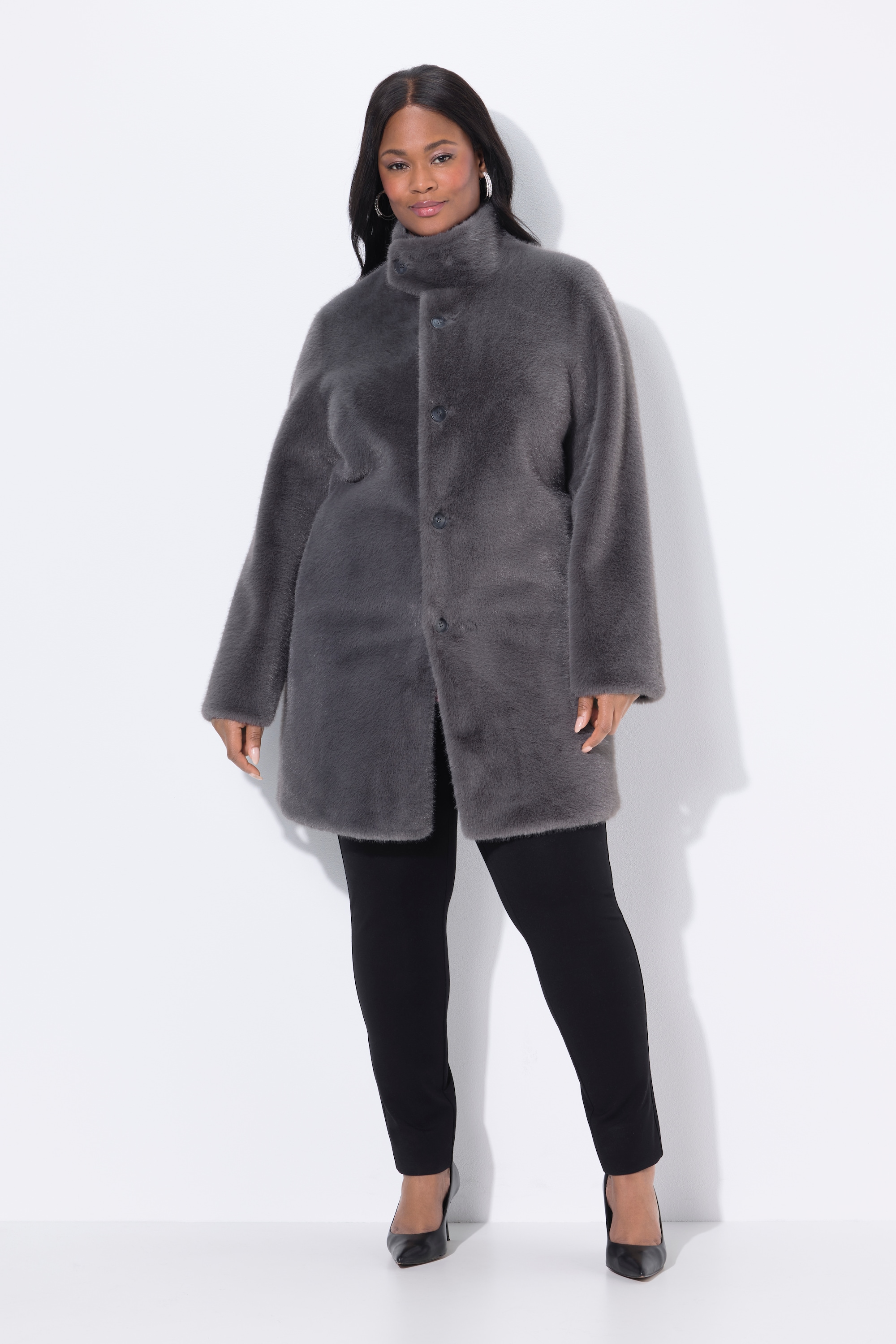 Manteau court imitation fourrure, ULLA POPKEN