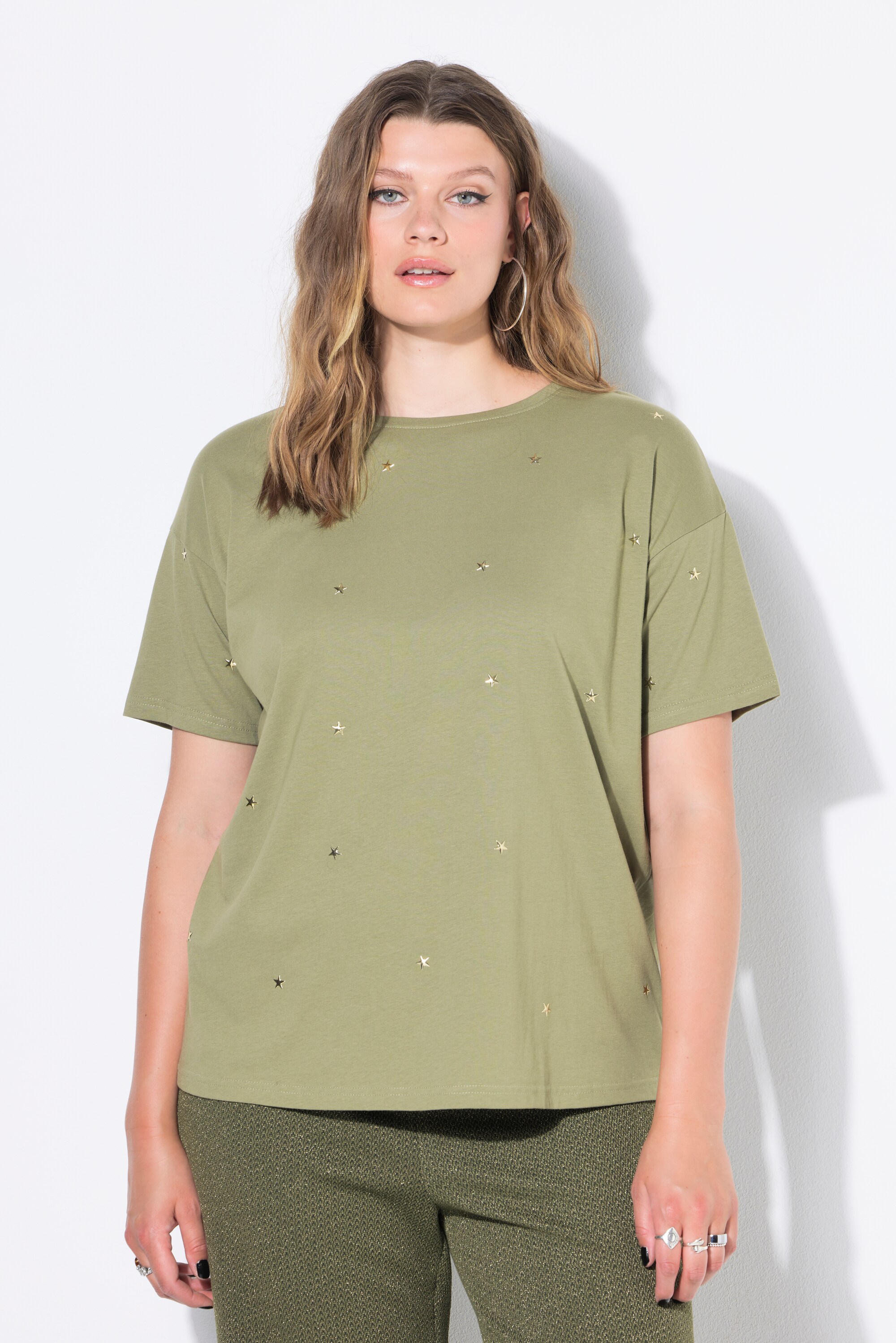 T-shirt oversize à rivets en forme d'étoile, STUDIO UNTOLD