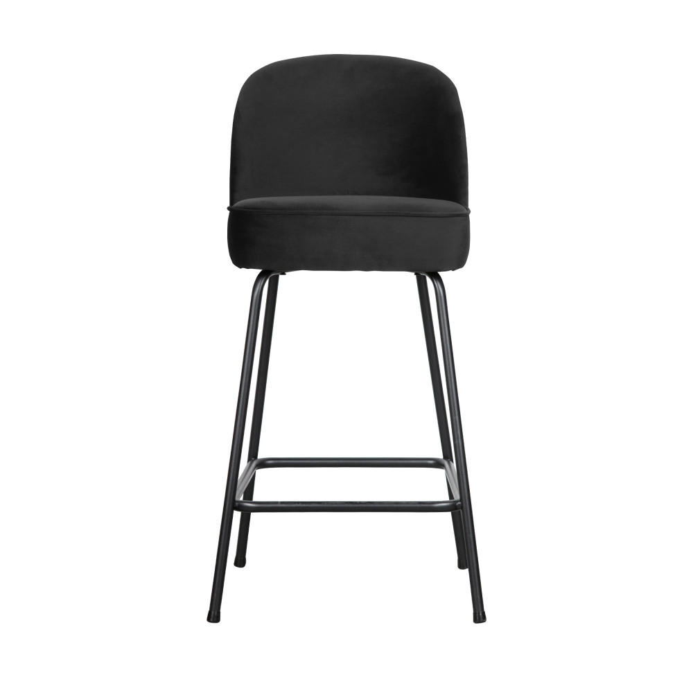 Tabouret de bar en velours H65cm - Vogue, BEPUREHOME