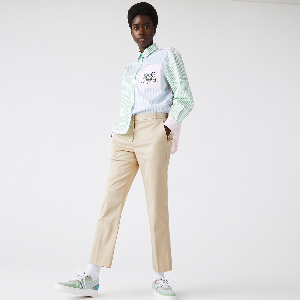 lacoste slim fit chinos