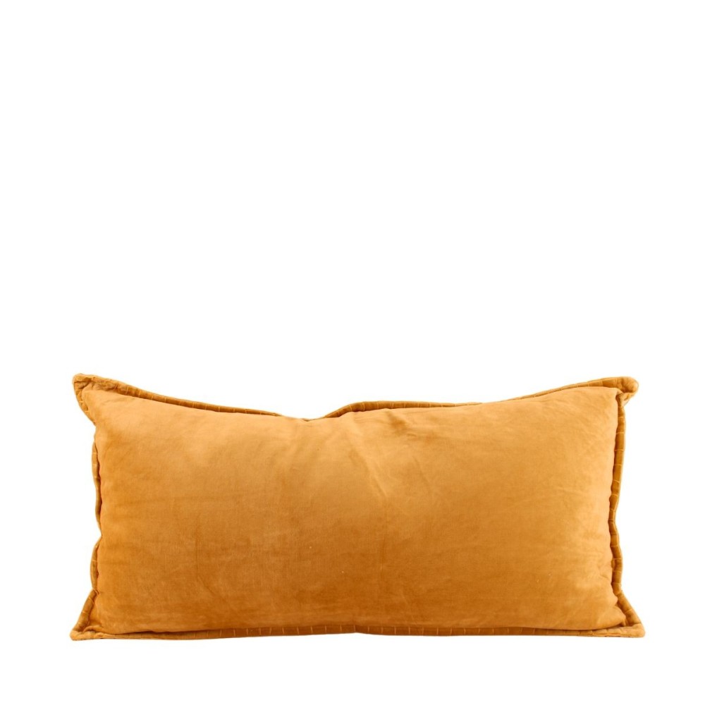 Coussin cale rein en velours de coton 35x70cm, BAZAR DE LUXE