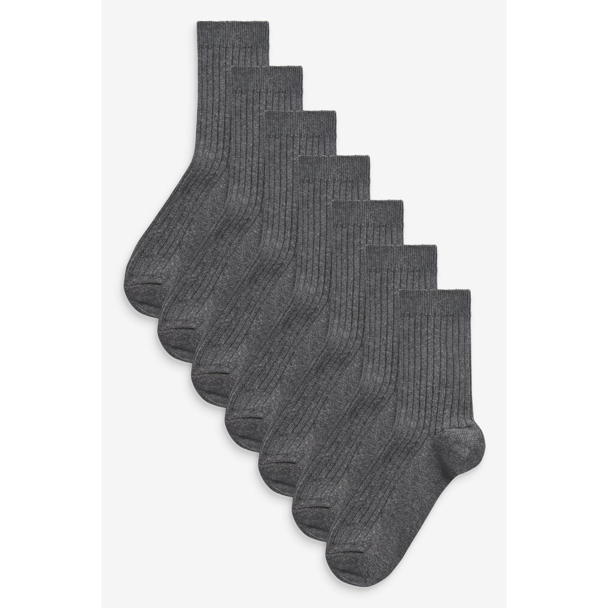 Chaussettes côtelées, lot de 7, NEXT