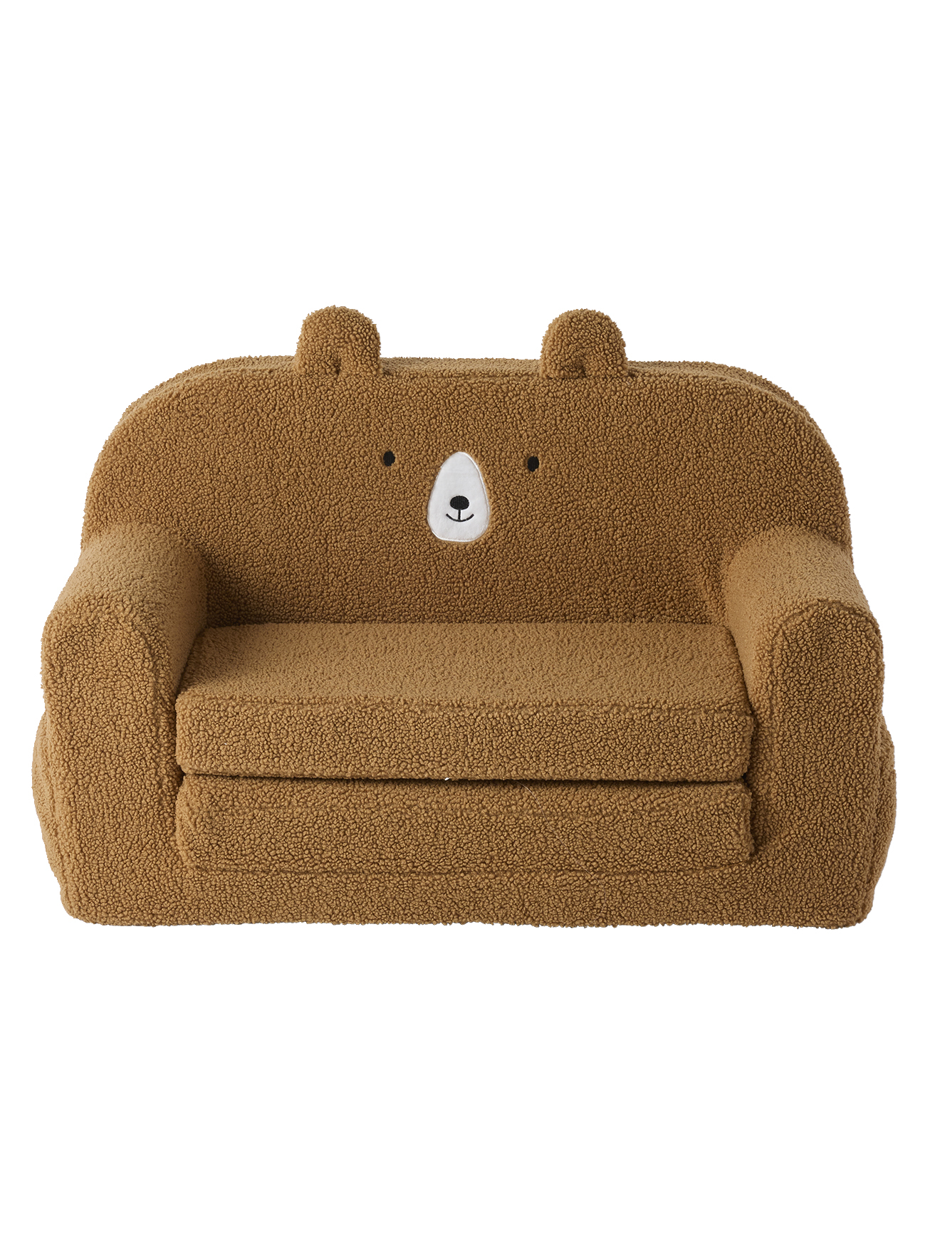 Canapé convertible en mousse et sherpa OURSON, VERTBAUDET