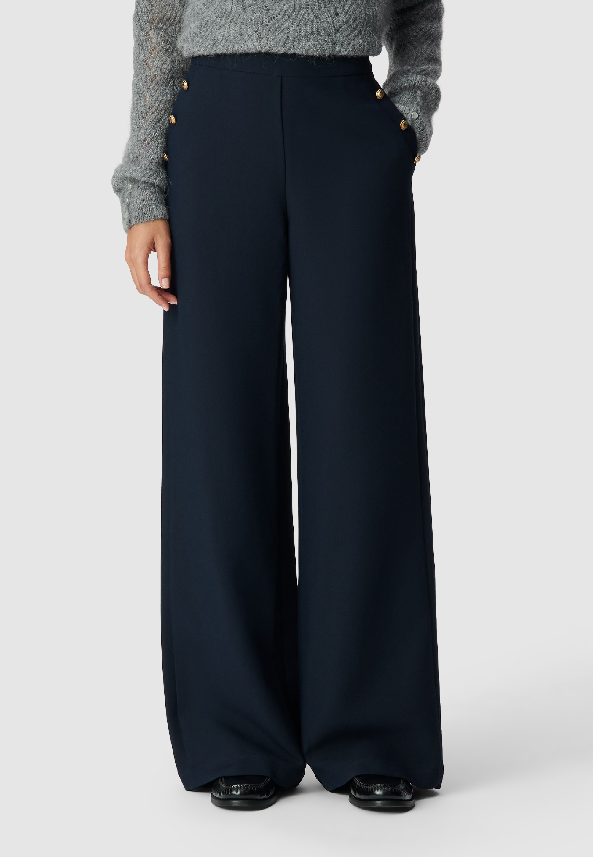 Pantalon droit flanelle, IKKS