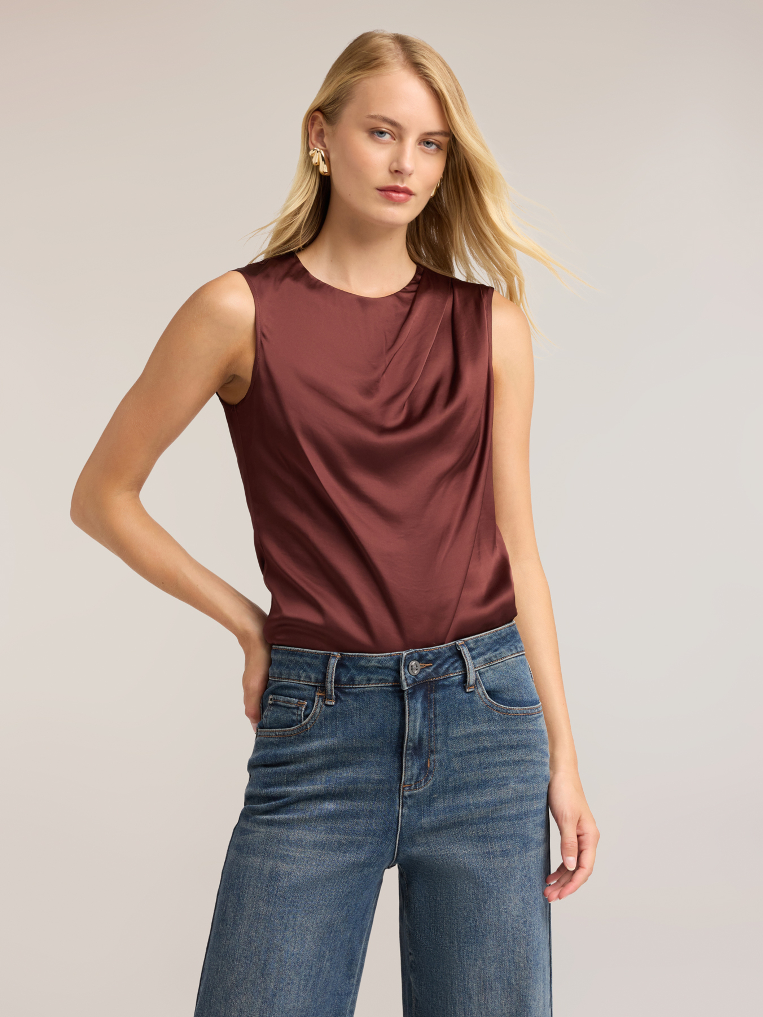 Top avec drapé asymétrique, MOTIVI