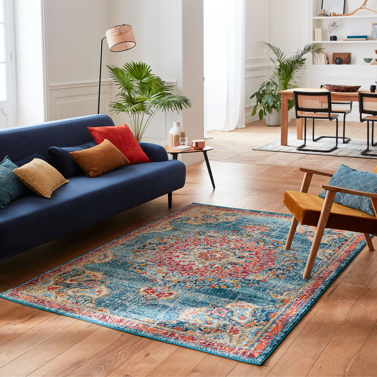 Tapis de salon vintage oriental ANATOLIA, NAZAR RUGS