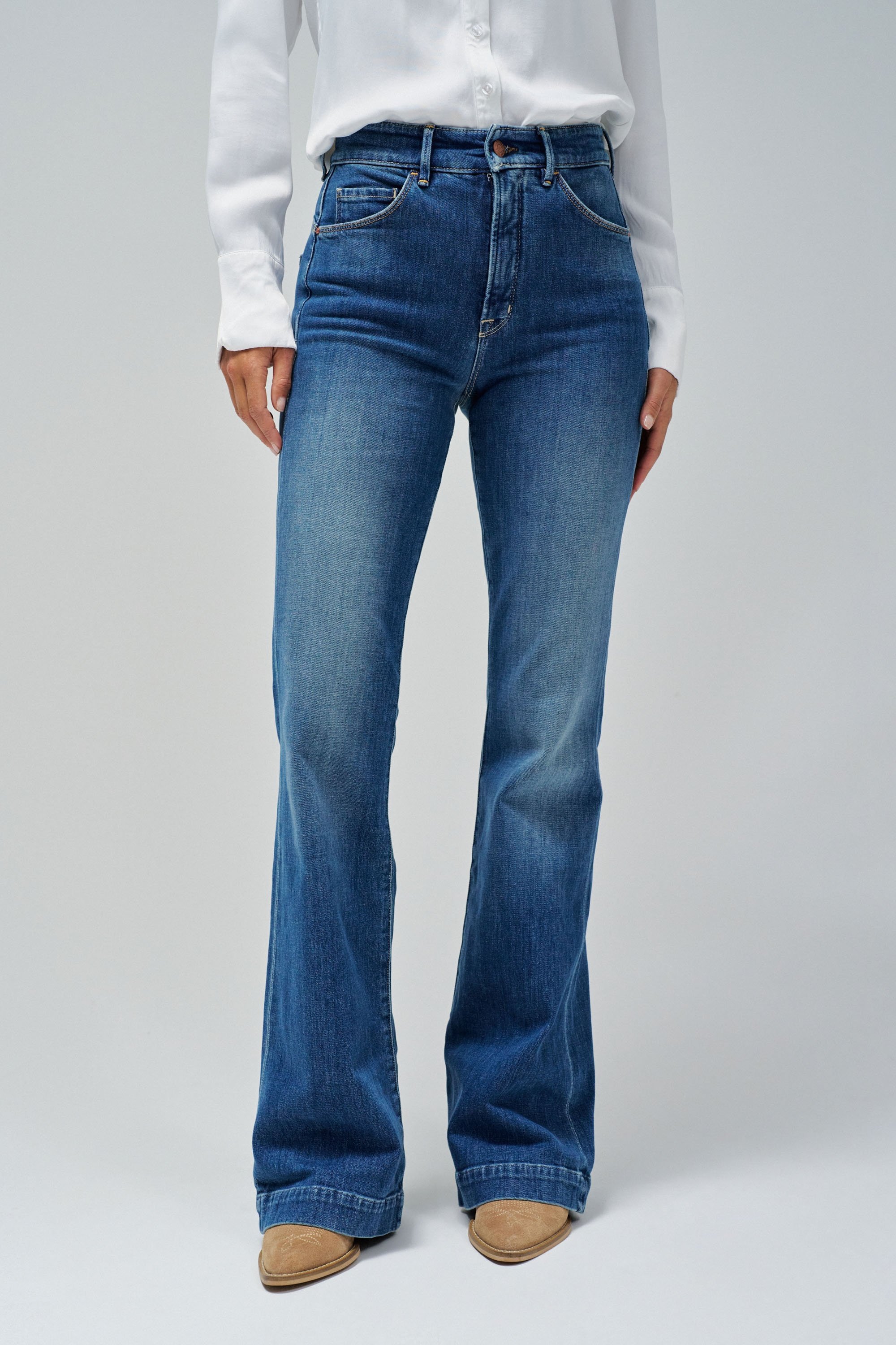JEAN FAITH PUSH IN FLARE, SALSA JEANS