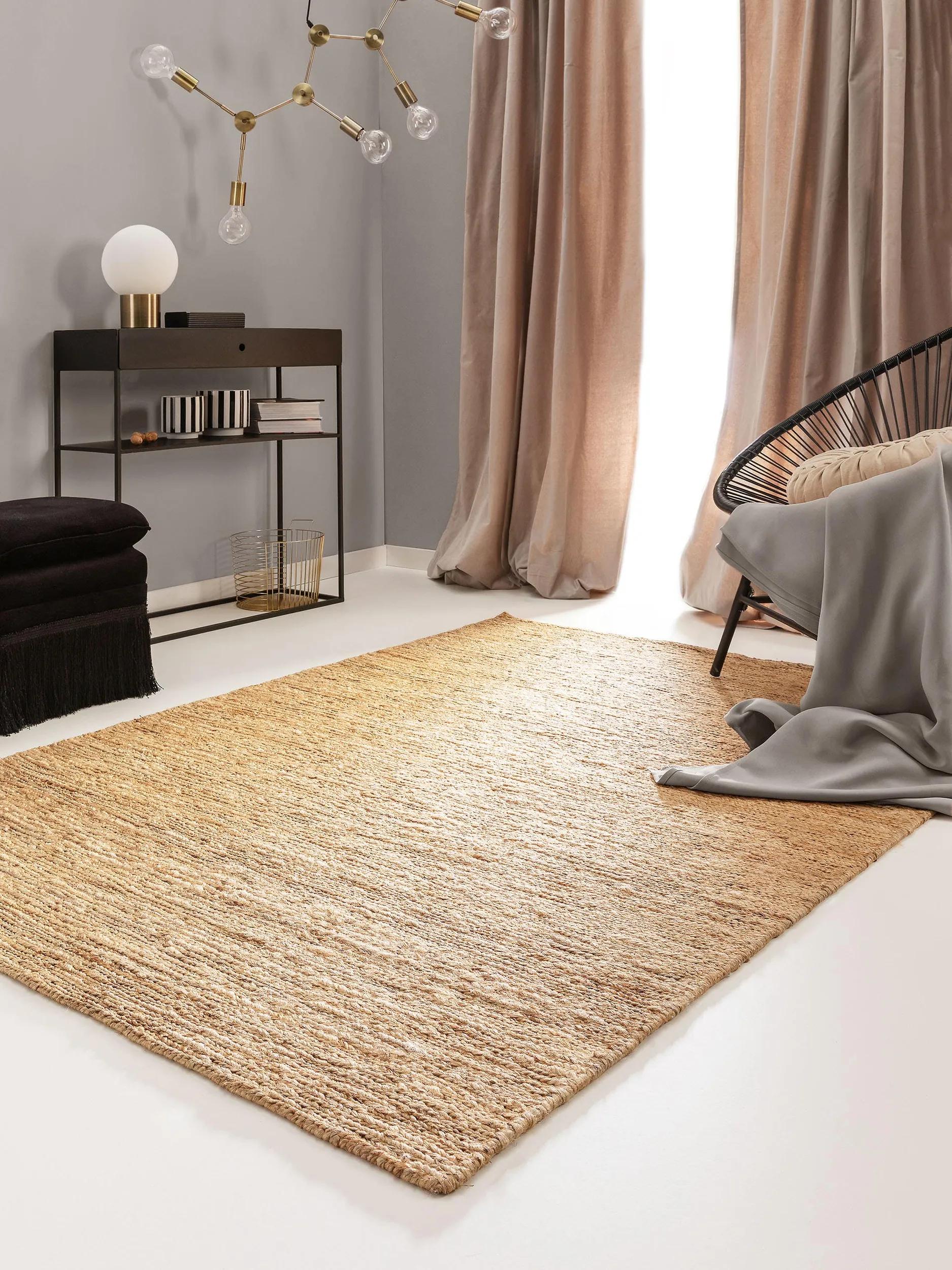 Tapis de jute noué main COSMO, BENUTA 