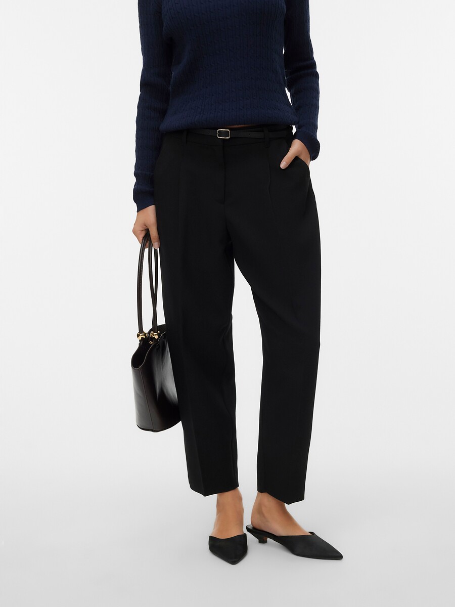 Pantalon barrel avec ceinture, VERO MODA