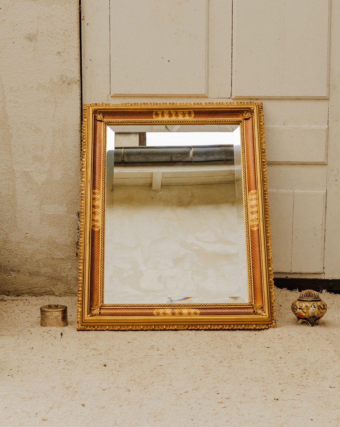 Miroir en bois doré Georges N°1501 - Bon état, DEBONGOUT