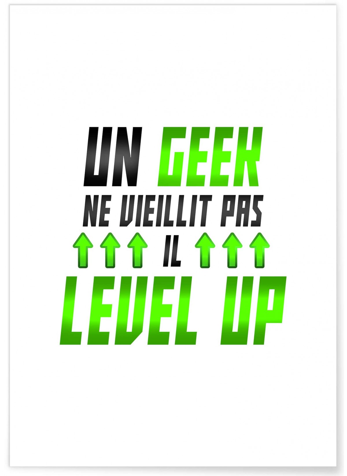 Affiche 'Un geek', L'AFFICHERIE