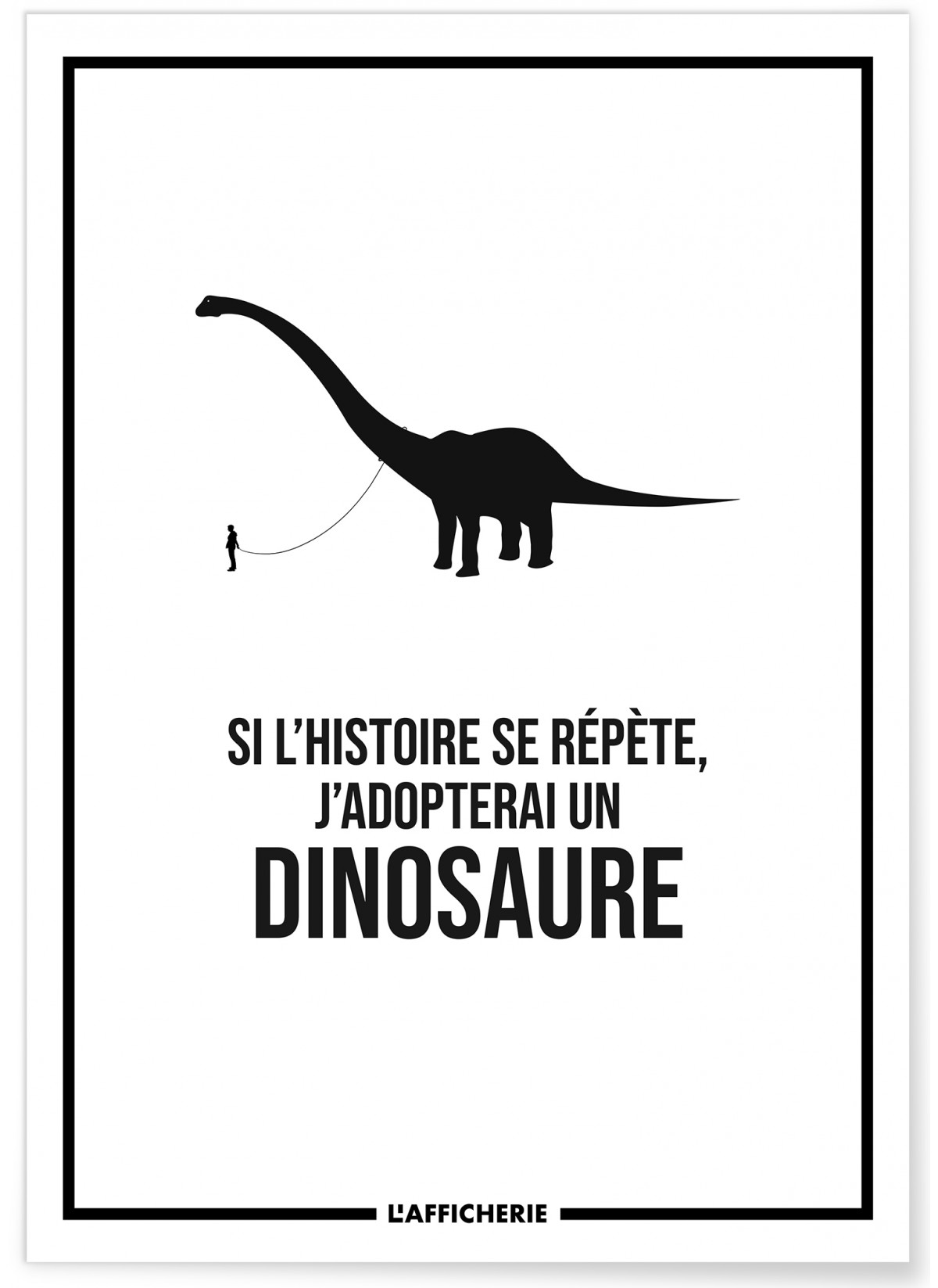 Affiche 'Si l'histoire se répète...', L'AFFICHERIE