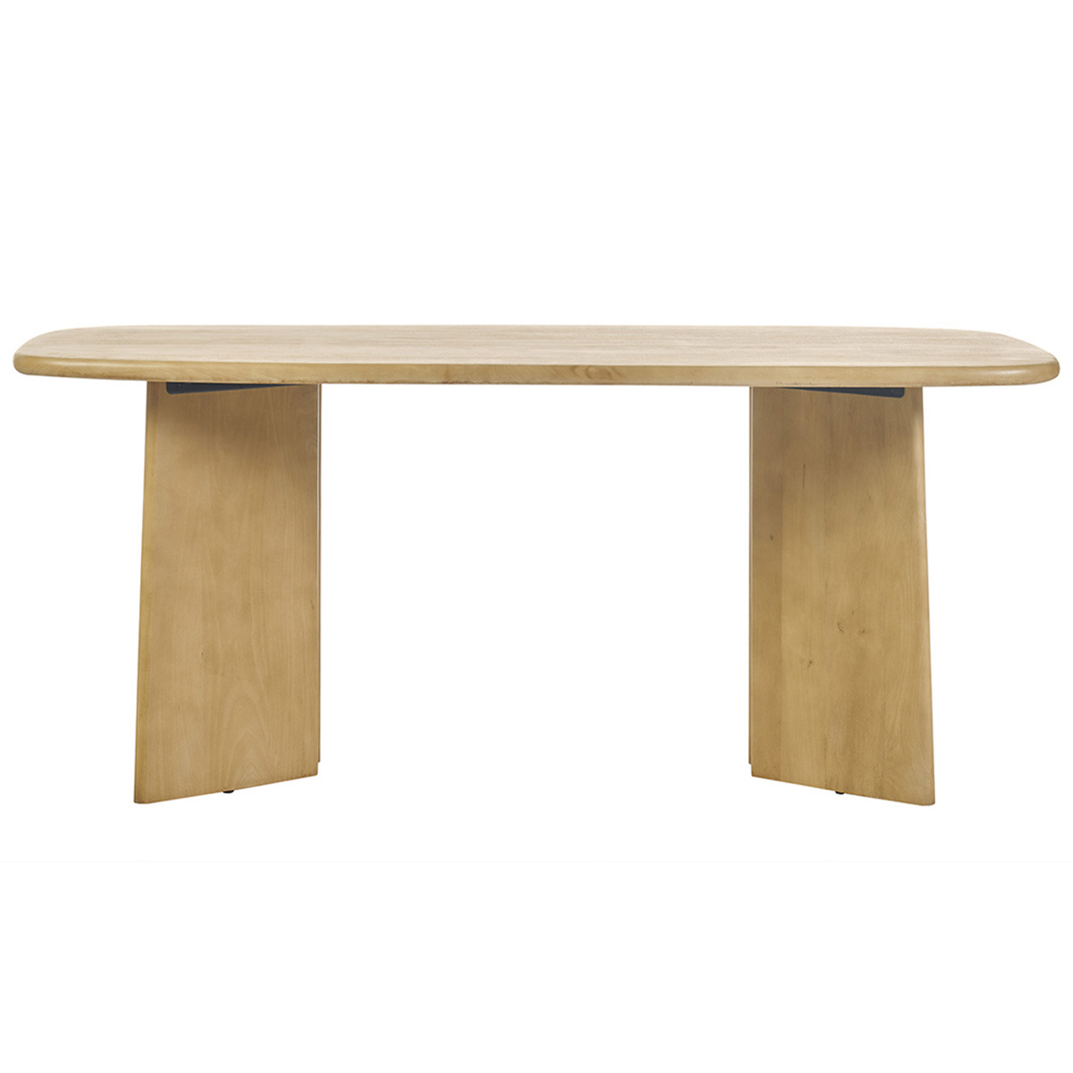 Table à manger rectangulaire en bois manguier massif L180 cm SOTA, MILIBOO