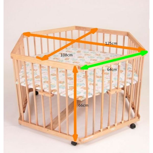 Parc Hexagonal En Bois Bois Clair Bambino World La Redoute