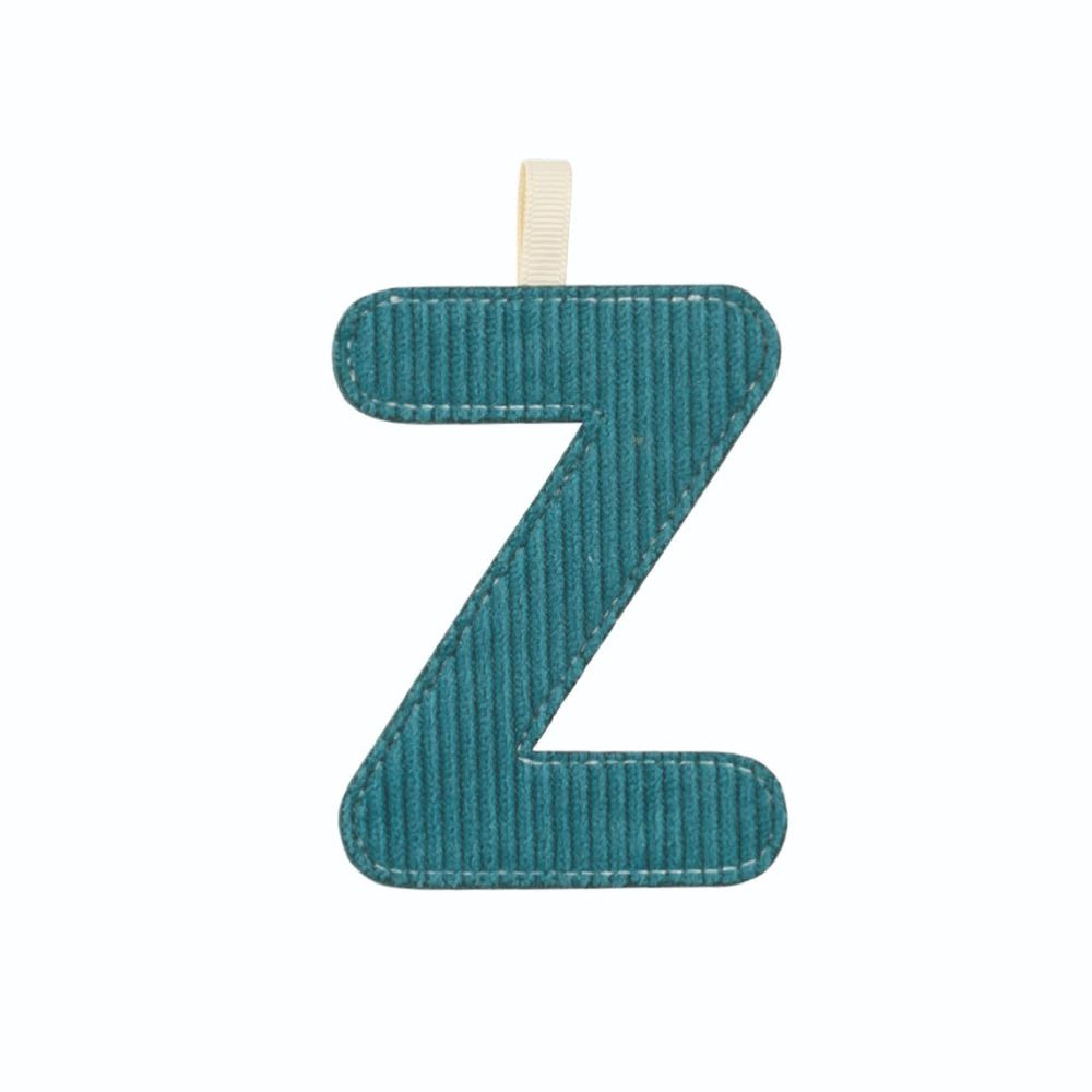 Lettre en tissu phosphorescente Z, LILLIPUTIENS