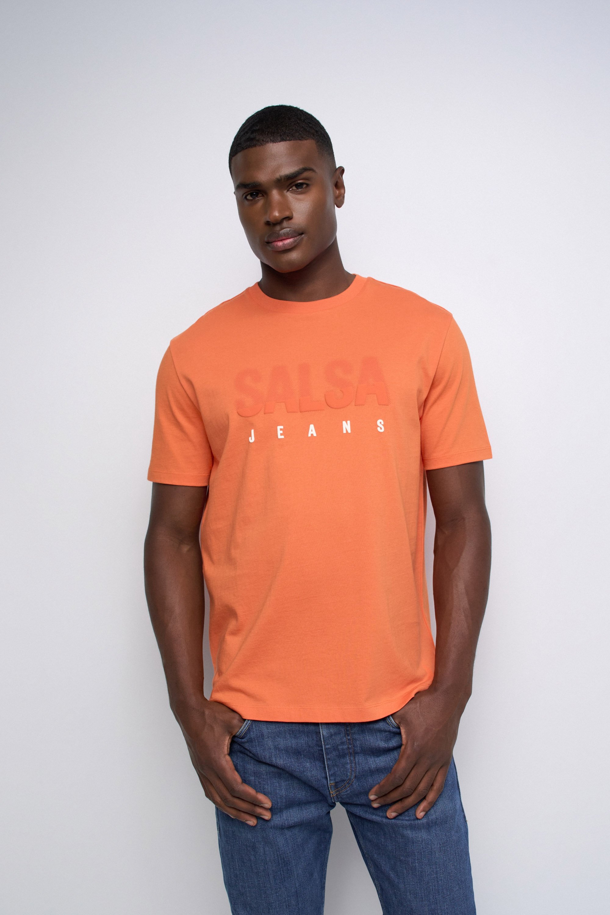 T-SHIRT AVEC BRANDING, SALSA JEANS