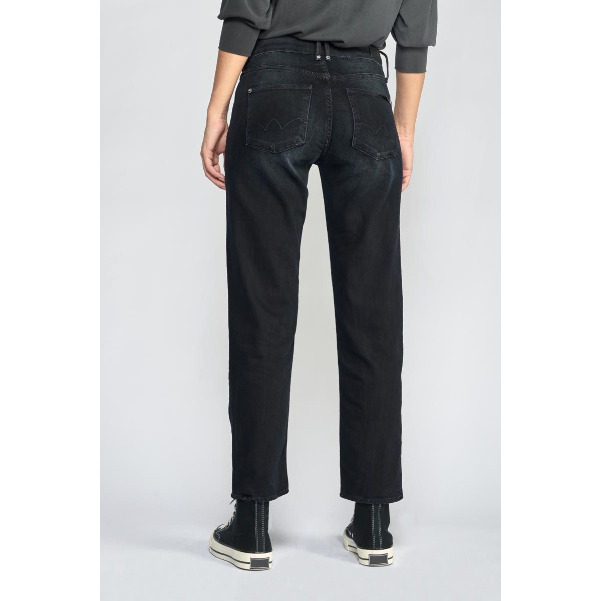 La Redoute Femme Vêtements Pantalons & Jeans Jeans Boyfriend Basic 400/18 mom taille haute 7/8ème jeans 