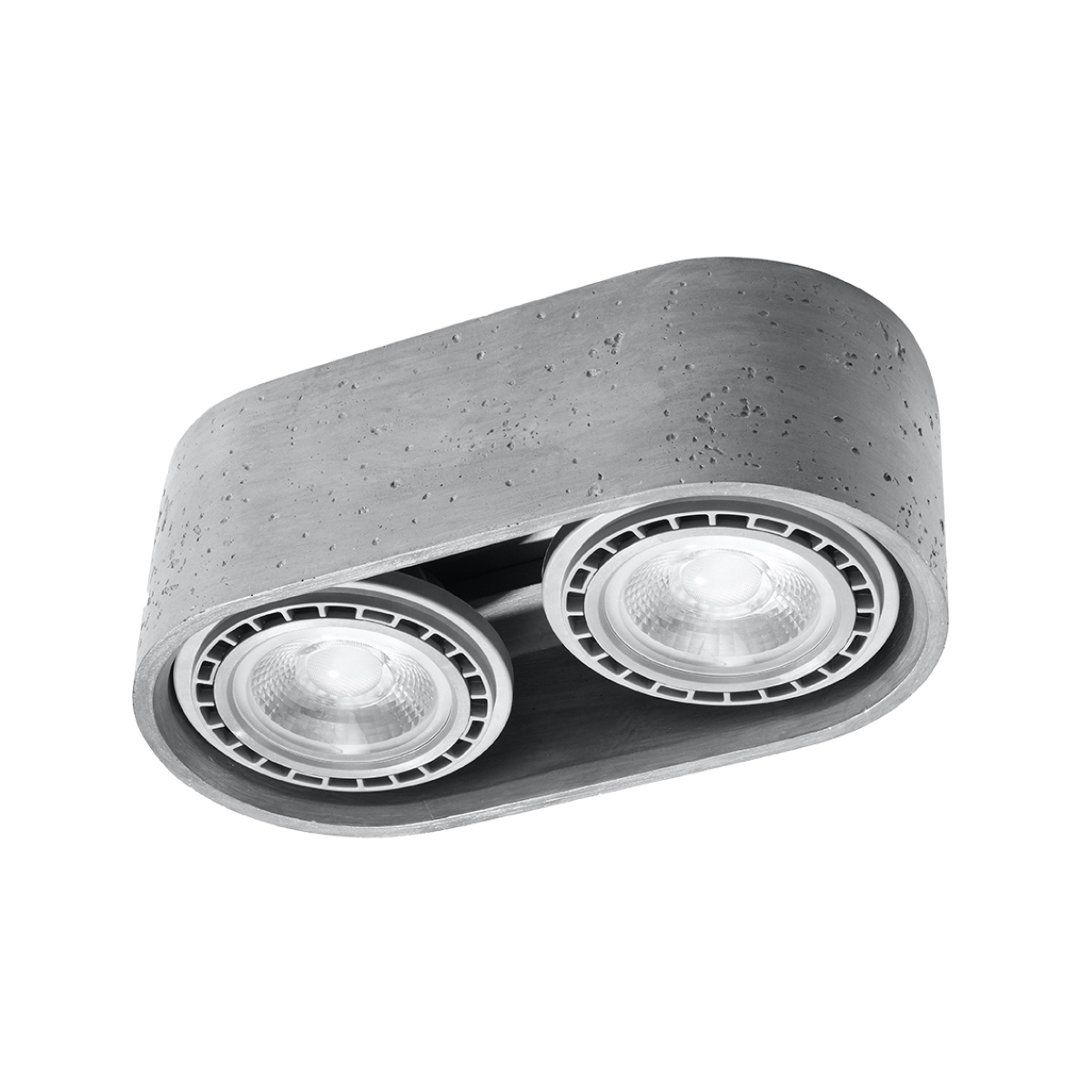 Plafonnier Béton Gris GU10/ES111 2 Basic, EDEN