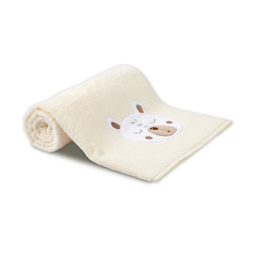 Serviette eponge pur coton PETIT OURS, GARNIER THIEBAUT