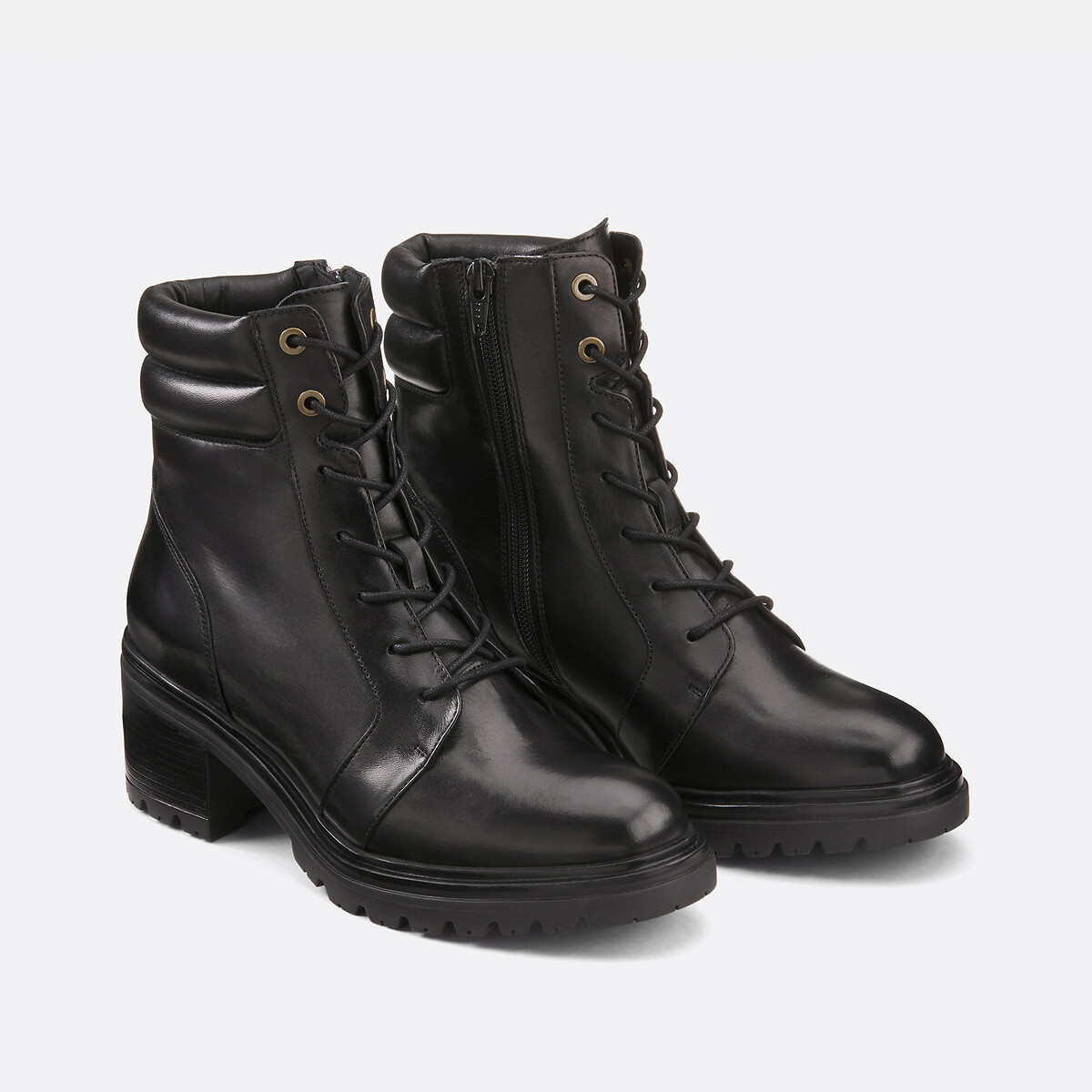 Damiana Ankle Boots with Lace Fastening, GEOX