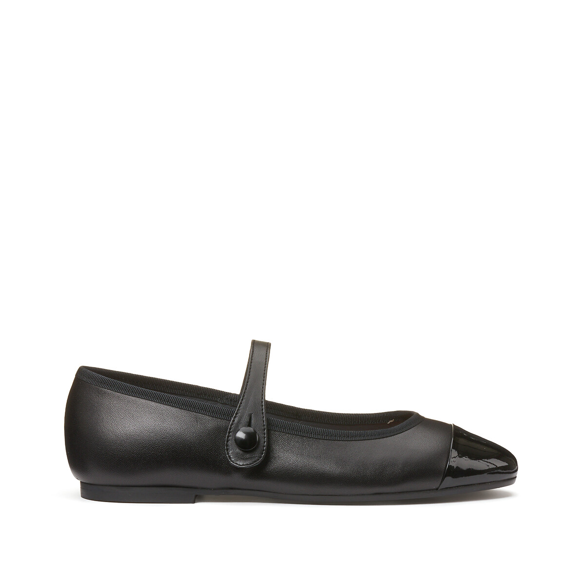 Dreux Leather Ballet Flats, Made in Europe