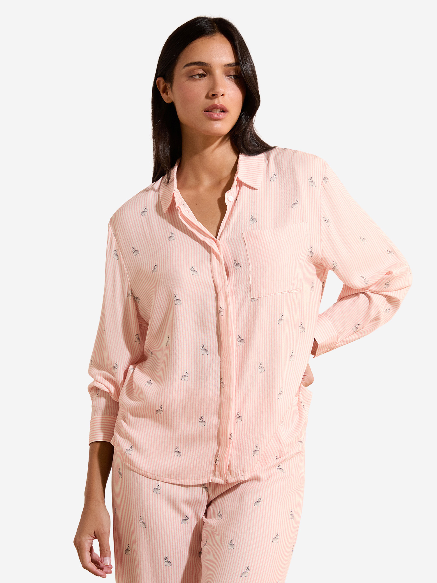 Chemise de pyjama à imprimé lapin BENJAMIN, ETAM