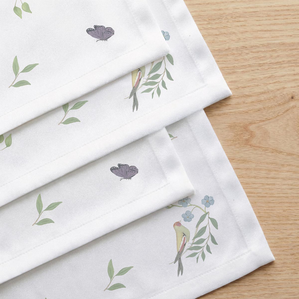 Lot de 4 serviettes en coton 100% Robin, NAF NAF HOME