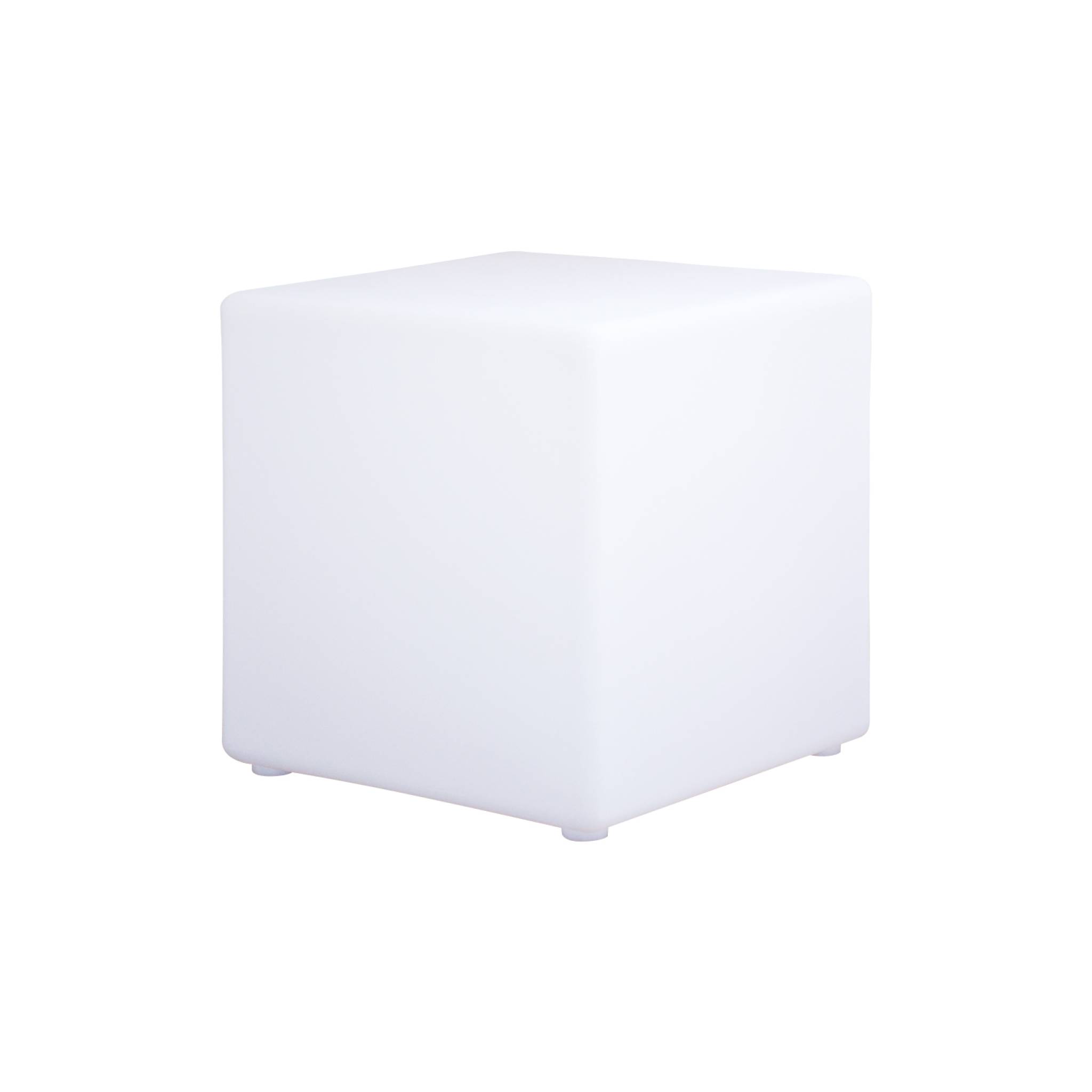 Cube lumineux intérieur/extérieur LED avec batterie 16 couleurs CUBE LED 40CM 16 COULEURS, SWEEEK