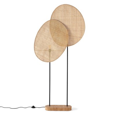 Canopée Rattan Floor Lamp by E. Gallina. AM.PM