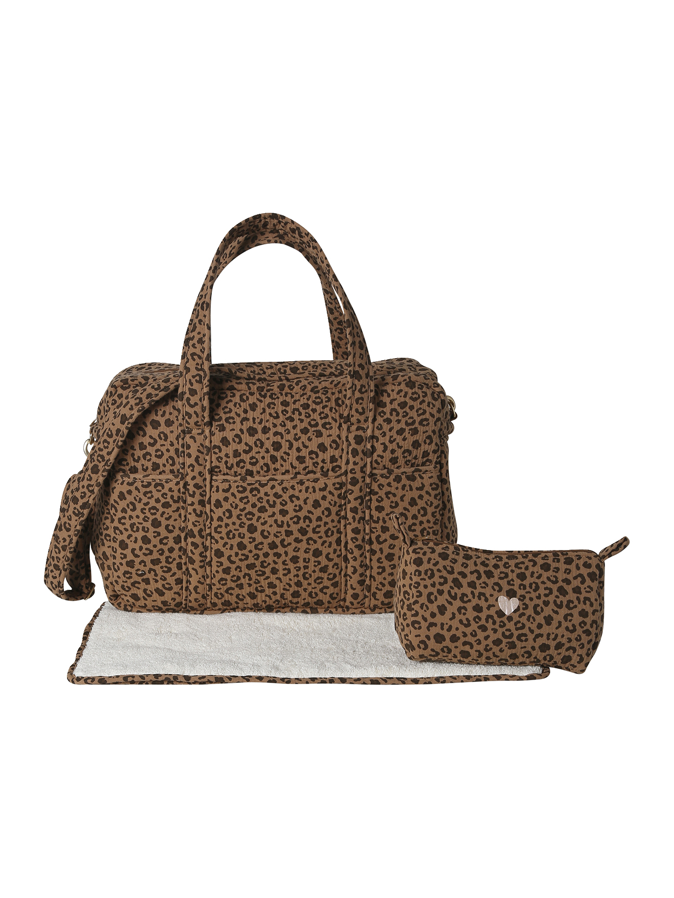 Sac à langer 24 ou 48h léopard, ENVIE DE FRAISE