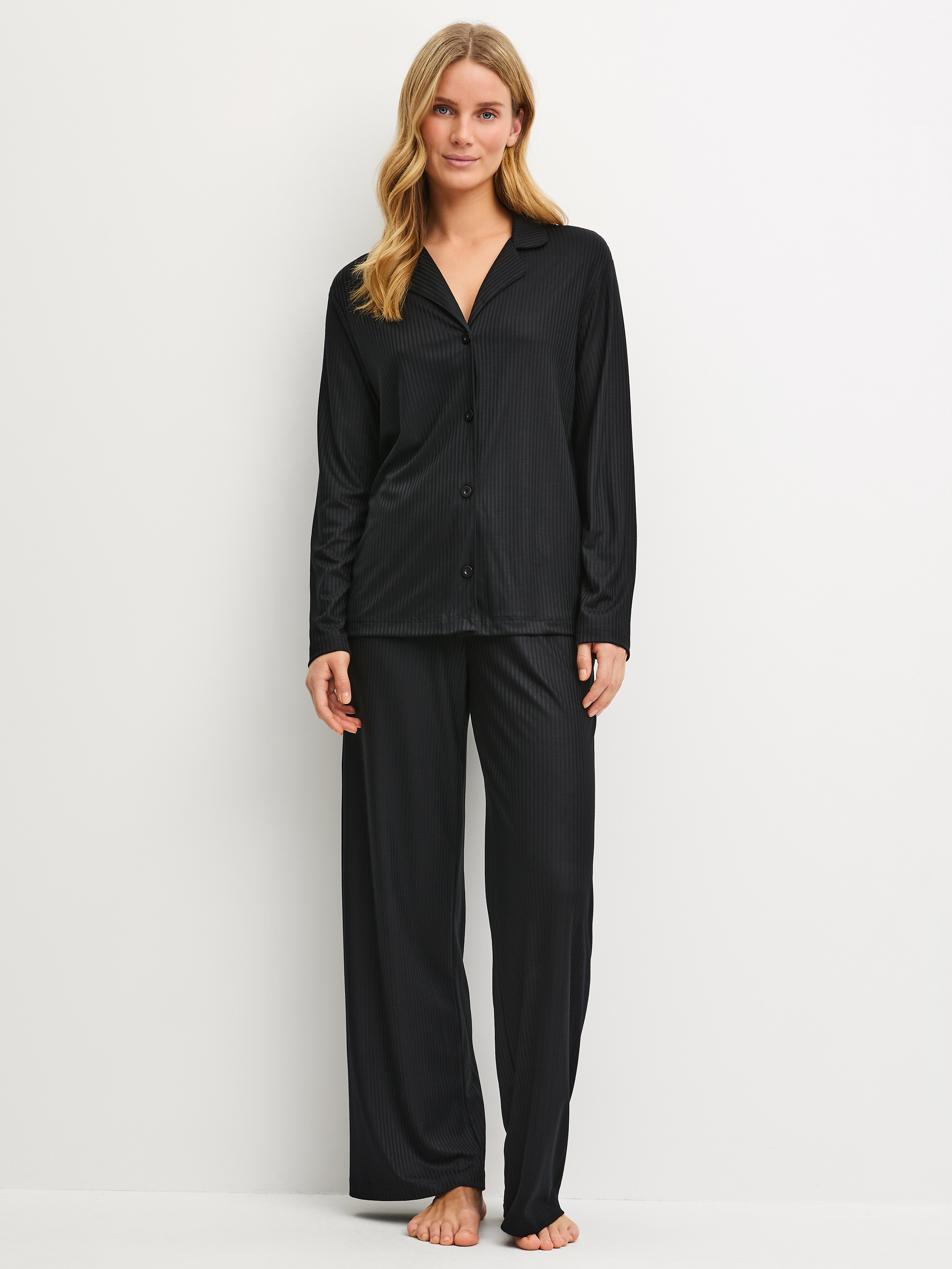 Pyjama à boutons manches longues Modal STRIPED DREAMS, CALIDA